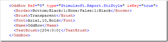 extract from style xml file